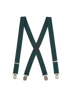 SuspenderStore Men's 1.5 Inch Wide Pin Clip Suspenders