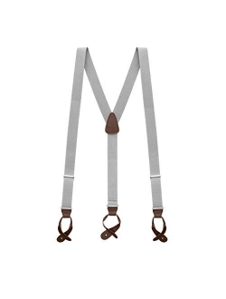 SuspenderStore Men's Y-Back Button Suspenders - 1.25 Inches Wide