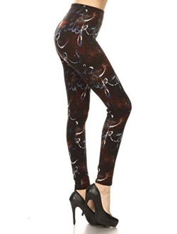 Women's Popular Ultra Soft Printed Fashion Leggings BAT16