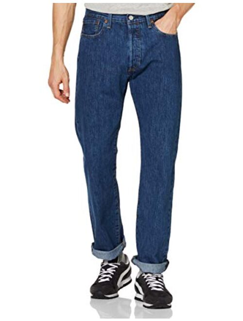 Levi's Men's 501 Original Fit Denim Jeans, Blue