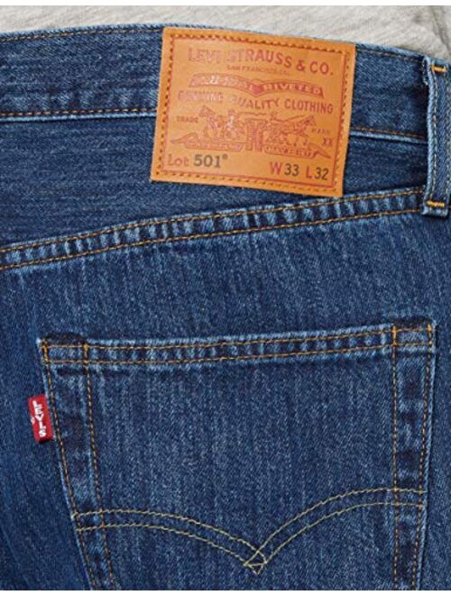 Levi's Men's 501 Original Fit Denim Jeans, Blue