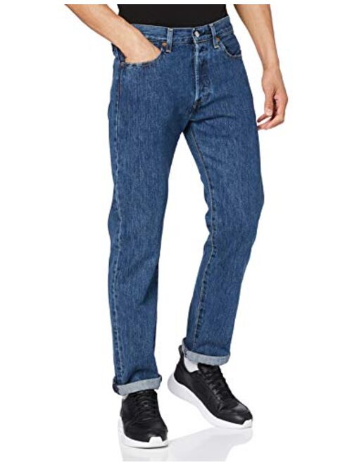 Levi's Men's 501 Original Fit Denim Jeans, Blue