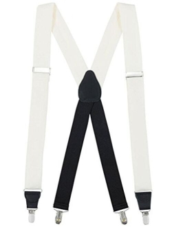 100% Silk Suspenders for Men Clip End Dress Tuxedo Suspender Made in USA