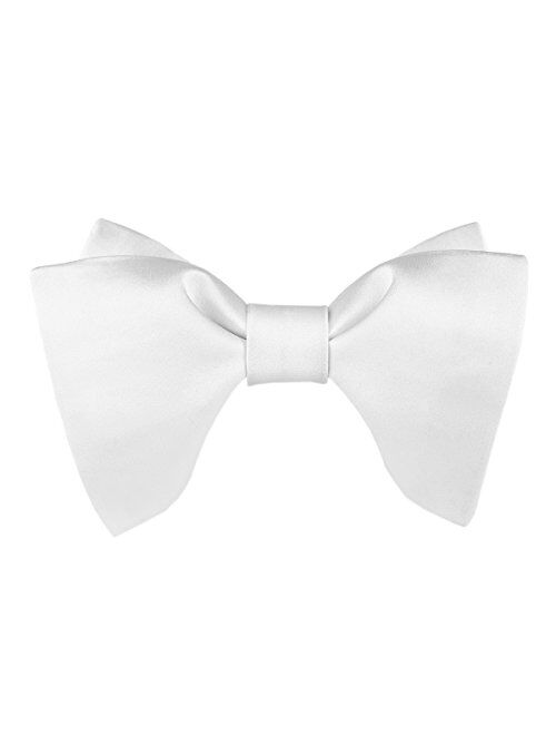 Mens Silk Oversized Bowtie Formal Tuxedo Big Bow Ties