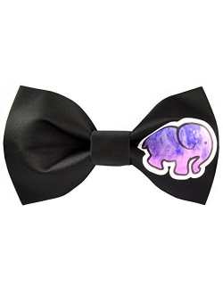 100% Satin Silk Mens Pre-tied Bowtie Solid Bow Ties-Animal Series