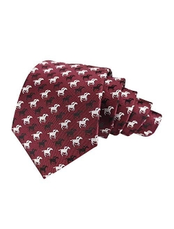 Men's Exquisite Woven Tie Horse Neckties