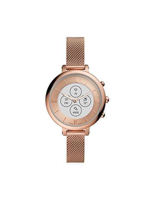 Fossil Women's Monroe Hybrid Smartwatch HR with Always-On Readout Display, Heart Rate, Activity Tracking, Smartphone Notifications, Message Previews