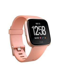 Versa Smart Watch, Peach/Rose Gold Aluminium, One Size (S & L Bands Included)