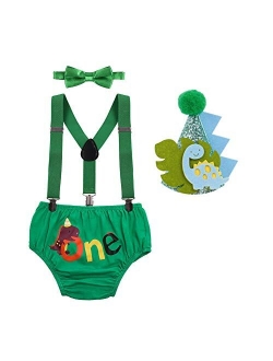 1/2 / First Birthday Outfit for Baby Boy Cake Smash Mouse Wild One Party Clothes Set Nappy Cover Suspenders Bowtie Costume