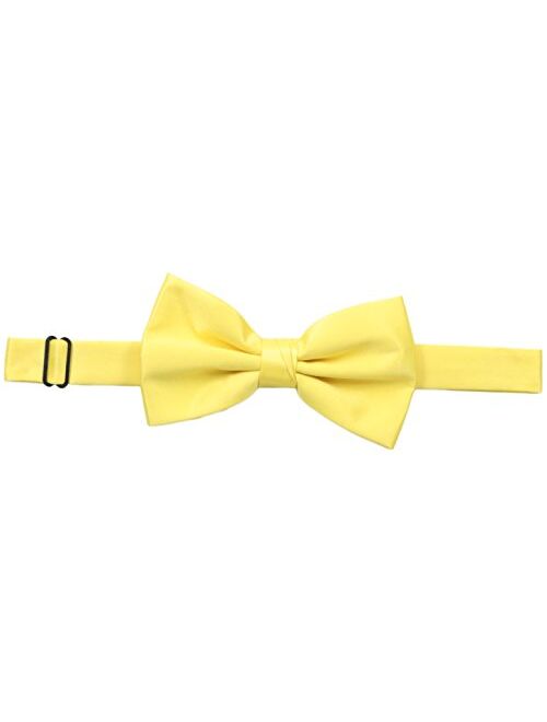 STACY ADAMS mens Satin Solid Bow Tie