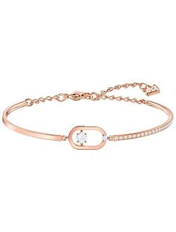 North Bracelet, White, Rose Gold Plating