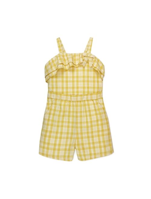 Hope & Henry Girls Sleeveless Bow Romper