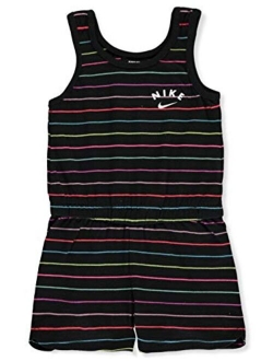 Kids Girl's Stripe All Over Print Romper (Little Kids)