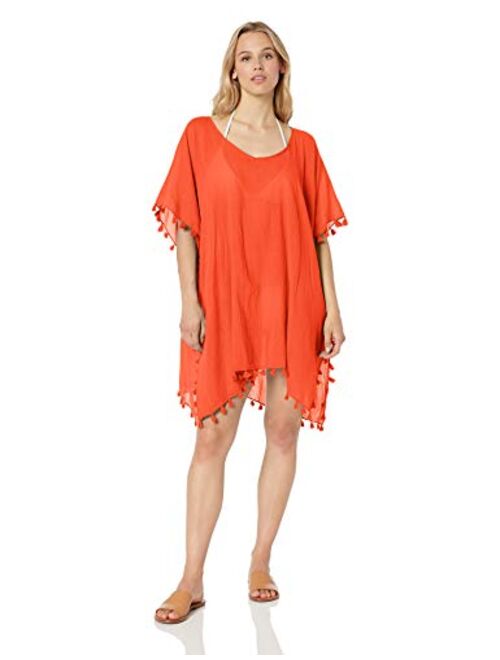 Seafolly Women's Kaftan Tassel Trim Cover Up Dress