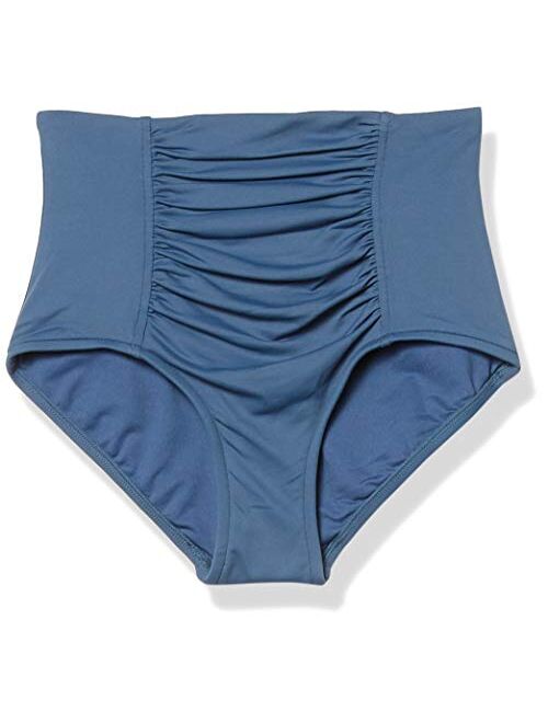 Seafolly Women's High Waisted Full Coverage Bikini Bottom Swimsuit