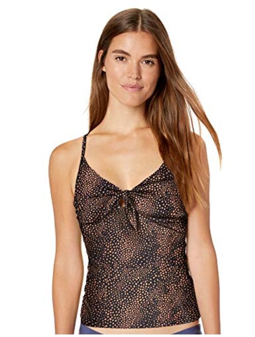 Seafolly Women's Tie Front Tankini Top with Adjustable Straps