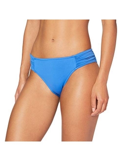 Women's Ruched Side Retro Bikini Bottom Swimsuit