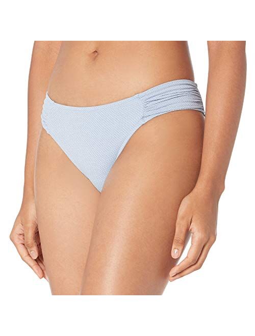 Seafolly Women's Ruched Side Retro Bikini Bottom Swimsuit