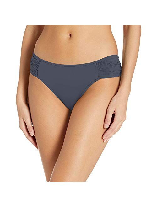 Seafolly Women's Ruched Side Retro Bikini Bottom Swimsuit