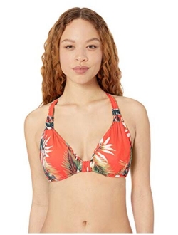 Women's F Cup Halter Bikini Top Swimsuit