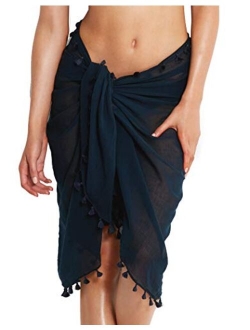 Women's Beach Basics Cotton Gauze Sarong Cover Up