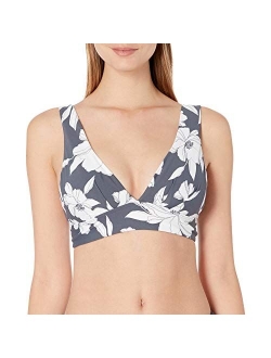 Women's V Neck Crop Bikini Top Swimsuit