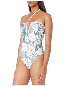 Women's Deep V Wire One Piece Swimsuit