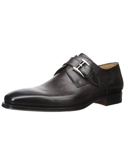 Marco Black Men's Monk Strap Shoes