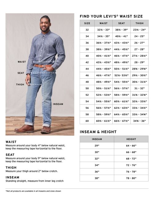 Levi's Men's Big & Tall 505™ Original-Fit Jeans