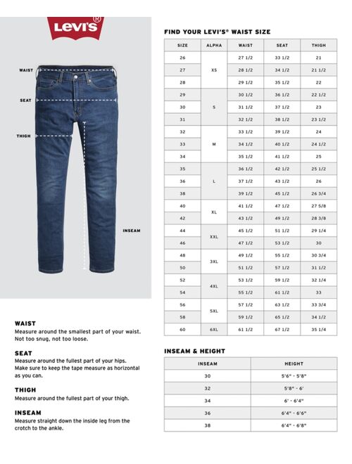 Levi's Men's 501 Original Fit Straight Jeans