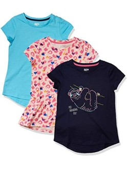 Girls' Short-Sleeve Tunic T-Shirts