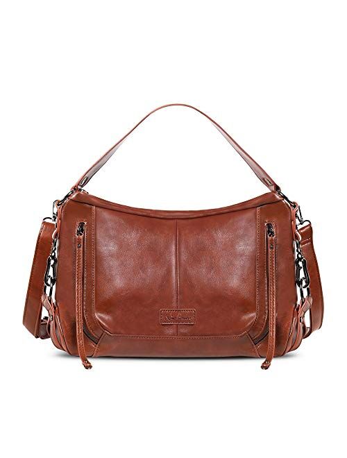 Nico Louise Women Soft Leather Hobo Handbags Shoulder Purse Ladies Casual Crossbody Satchel Bag