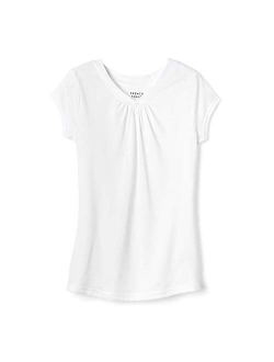 Girls' Short Sleeve V-Neck T-Shirt Tee