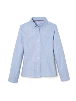 Girls' Long Sleeve Oxford Blouse