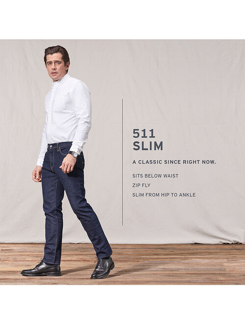 Levi's Gray-Black 511 Slim-Fit Jeans - Men