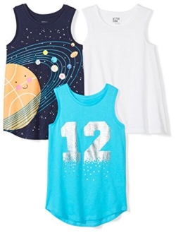 Girls' Sleeveless Tank Tops