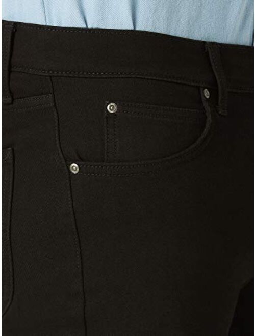 Lee Men's Brushed Back Straight Fit Tapered Leg Jean