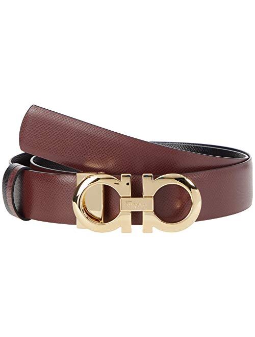 Salvatore Ferragamo Gancini Adjustable and Reversible Belt