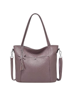 Handbags for Women Genuine Leather Shoulder Handbags Large Hobo Tote Bag By OVER EARTH