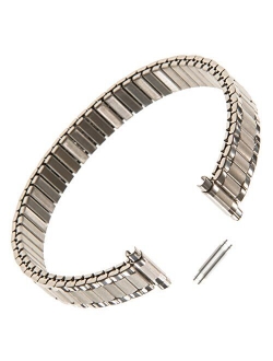 Gilden Ladies Expansion 9-13mm Extra-Long Stainless Steel Watch Band 124