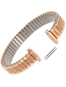 Gilden Ladies Expansion 9-13mm Extra-Long Stainless Steel Watch Band 124