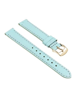 StrapsCo Classic Women's Leather Quick Release Watch Band Strap - Choose Your Color/Length - 8mm 10mm 12mm 14mm 16mm 18mm 20mm 22mm 24mm