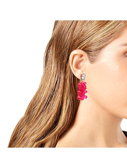 Betsey Johnson Bear Drop Earrings