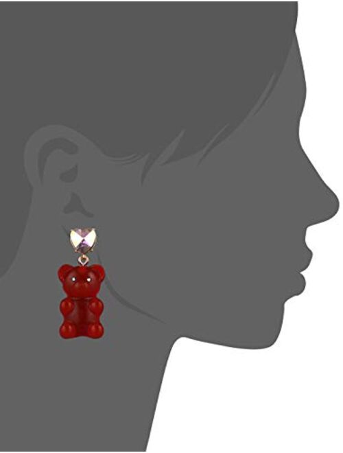 Betsey Johnson Bear Drop Earrings