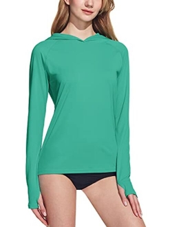 TSLA Women's UPF 50+ Long Sleeve Swim Shirt, UV/Sun Protection Rash Guard, Regular-Fit Quick Dry Water Shirts