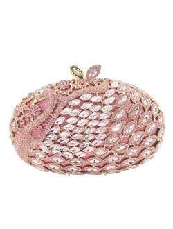 Ladies Crystal Handbag Wedding Evening-Bag Chain Luxury Women Clutch-Purse