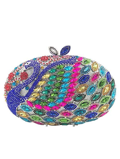 Ladies Crystal Handbag Wedding Evening-Bag Chain Luxury Women Clutch-Purse