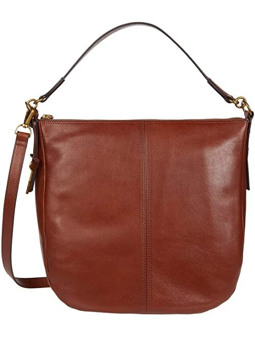 Fossil Women's Jolie Leather Hobo Purse Handbag