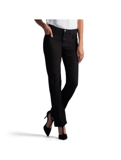 Petite Lee Relaxed Fit Straight-Leg Jeans