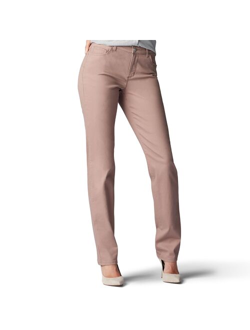 Petite Lee® Relaxed Fit Straight-Leg Jeans